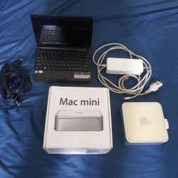Mini Mac and Accer Notebook