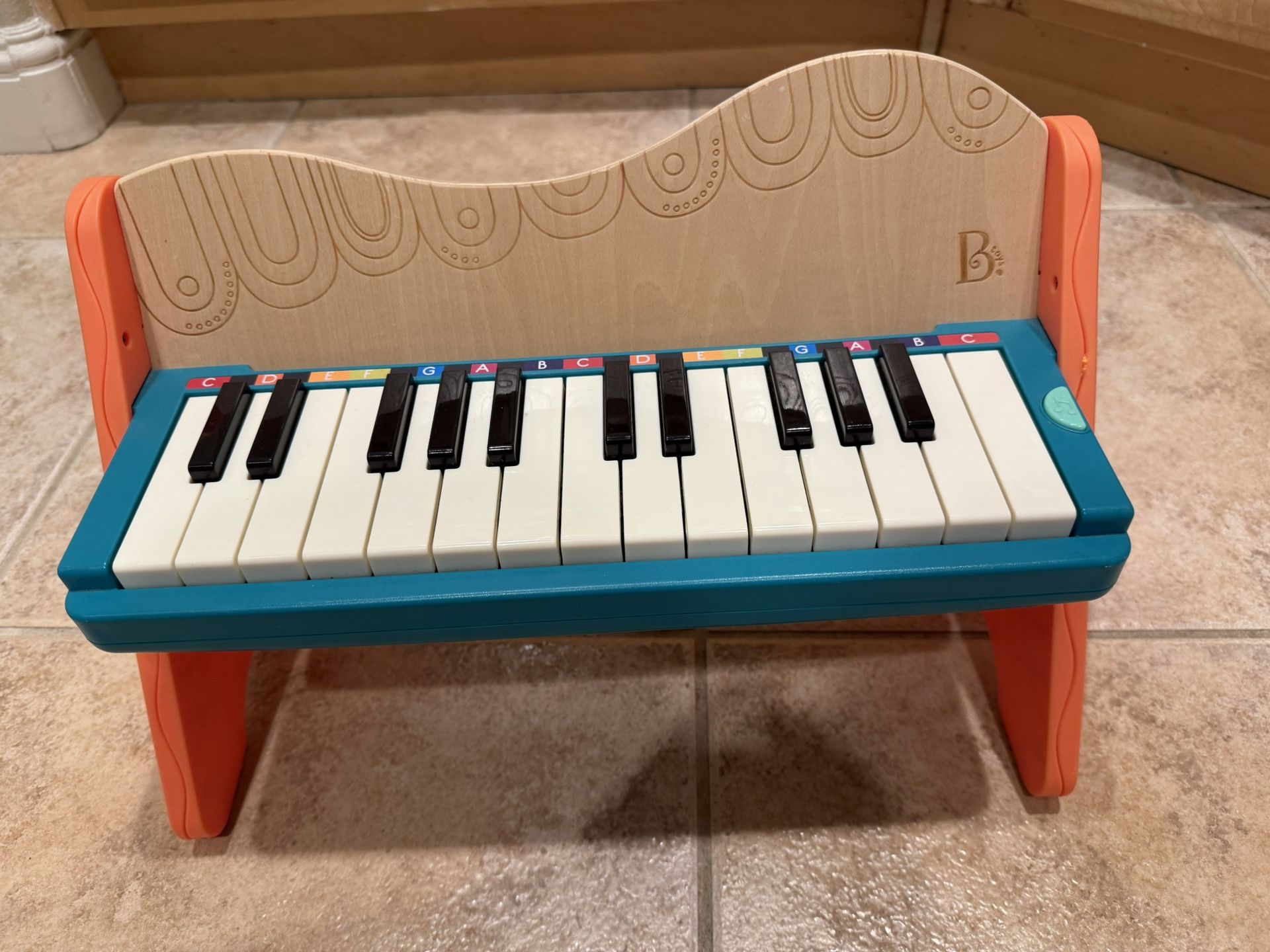 Mini Maestro Wooden Toy Piano For Toddler Kids