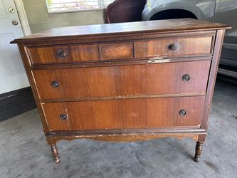 Dresser and headboard