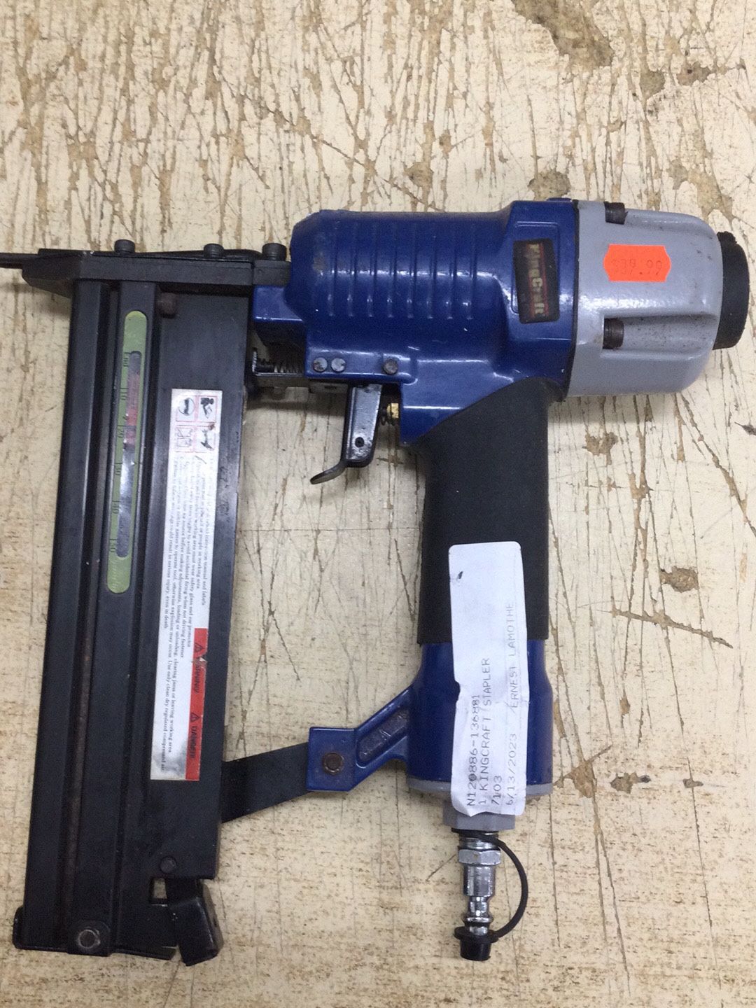 KINGCRAFT #6962-08 2" BRAD NAILER/STAPLER (E15780-5 (R) DD-3)