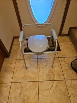 Mckesson Folding Steel Frame Commode
