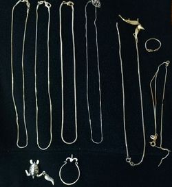 Lot sterling silver jewelry