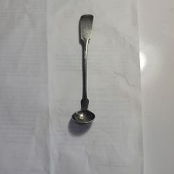 Antique Silver Plated Serving Spoon 1830