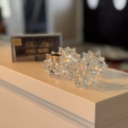 1970 Twin star candle Holders