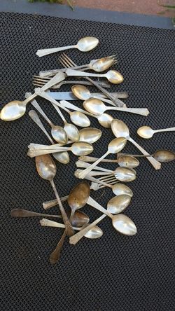 Old Silver ware, antique.