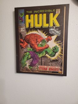 Artissimo Marvel The Incredible Hulk Canvas Wall Art