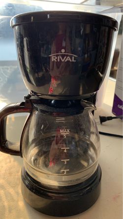 Small Rival 5 Cup Coffee maker