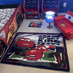 Kids Bed Set Cars Theme 