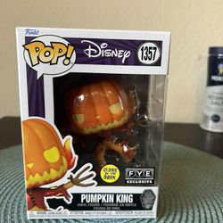 UNRELEASED EXCLUSIVE GLOW Pumpkin King Jack Funko Pop #1357 FYE F.Y.E Christmas