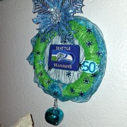 50 Years Seattle Seahawks Handmade Wall Decor