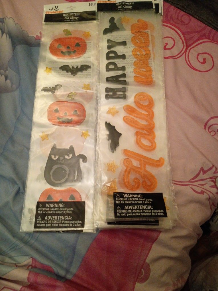 Halloween Gel Clings