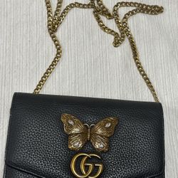 Gucci Marmont Chain Wallet