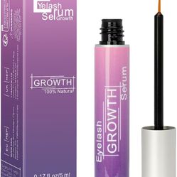 Premium Eyelash Growth Serum, Eyebrow Growth Serum, 18 Plant Extracts for Advanced Lashes Enhancer Longer, Fuller and Thicker, Natural Beauty Enhancem