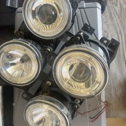 Bmw 5-series e34 Halo glass headlights