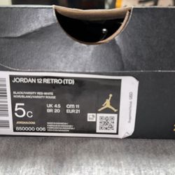 Jordan 12S Size 5C