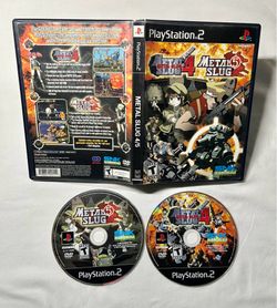 PS2 PLAYSTATION METAL SLUG 4 & 5 2 DISC SET CIB COMPLETE SONY SNK