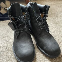 All Black Timberland Boots 