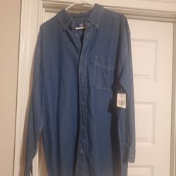 Men's Long Sleeve Denim 