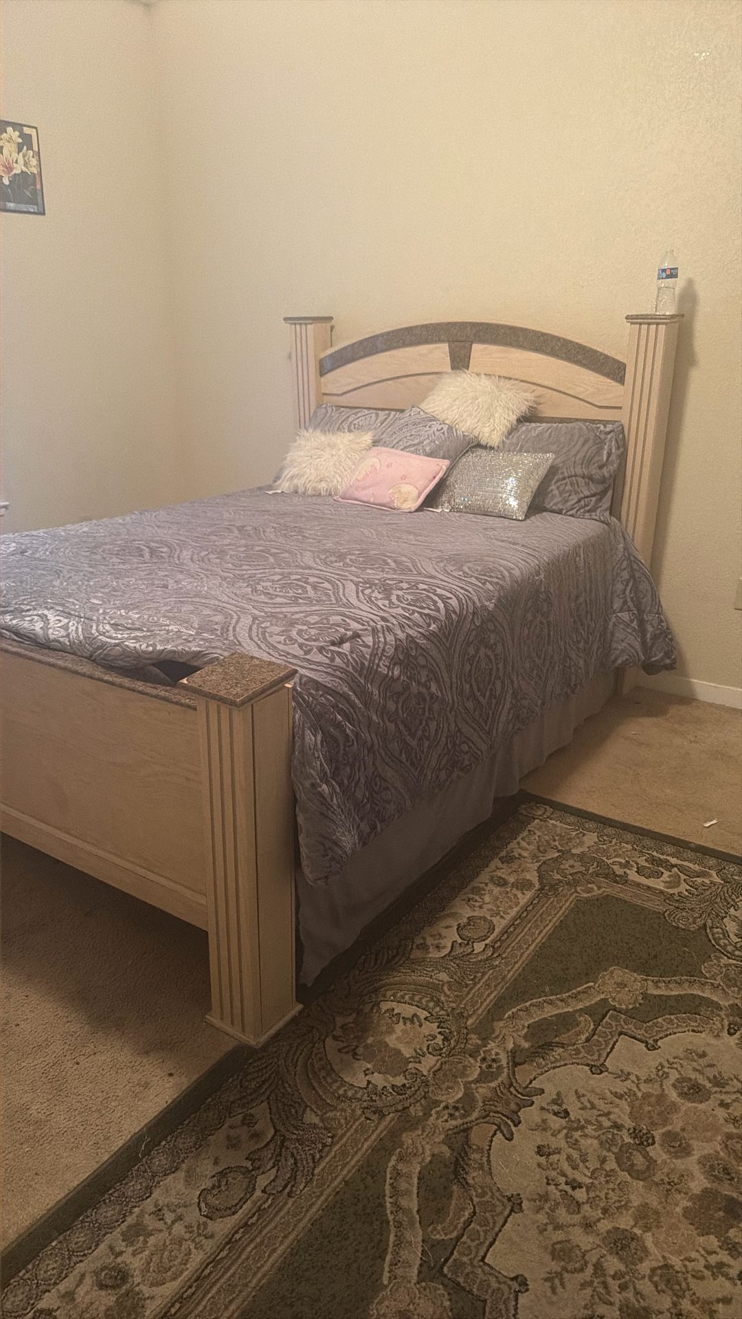 Cama Queen  Gratis Free Y Colchon Y Base 220