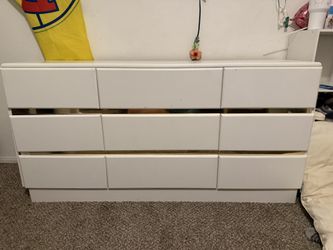 White And Gold Dresser