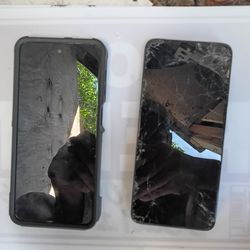 2 Cellphones / Motorola G Andriod - Apple Airpod Charger Port