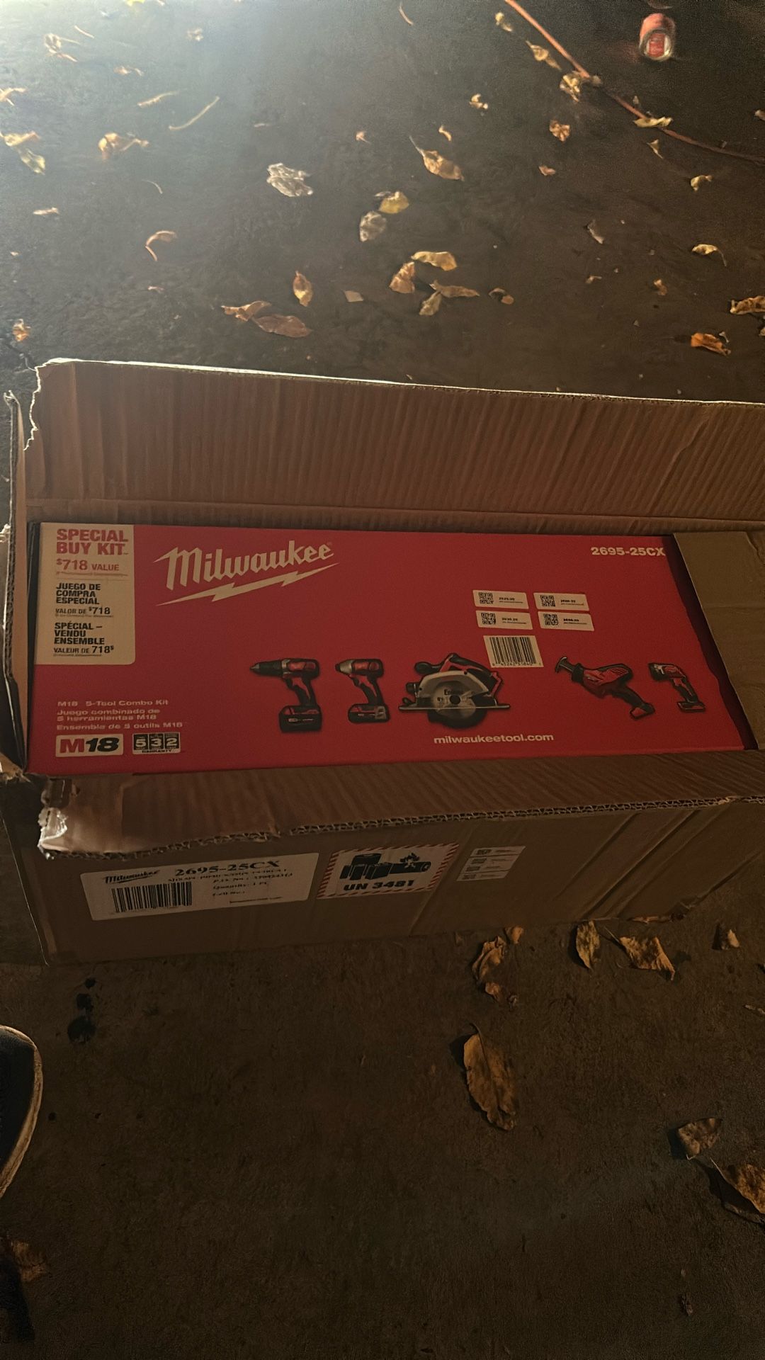 M18 Milwaukee Brand New Never Opened 5 Tool Combo