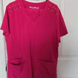 Hot Pink Scrubs 