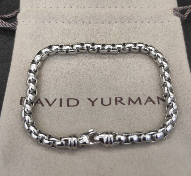 David Yaman 5MM box chain bracelet, 17cm, 19cm, 21cm, 23cm.