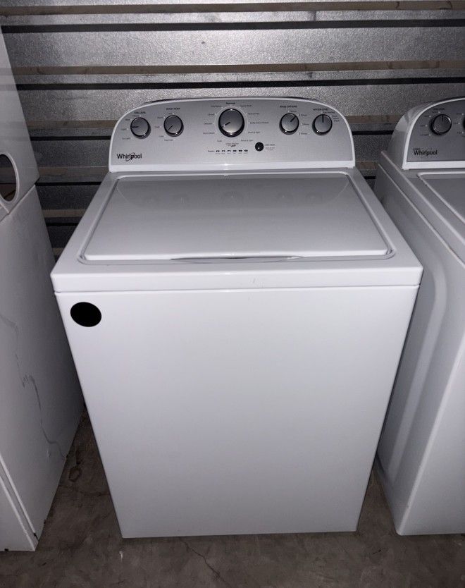 White Whirlpool Washer