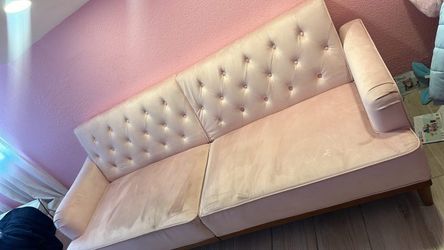 Large Pink Futon - Price Negotiable!