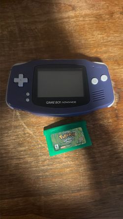 Gameboy Advance with Pokemon Leafgreen