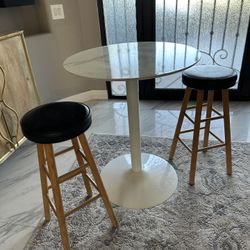 3-Piece Table And Stool Set