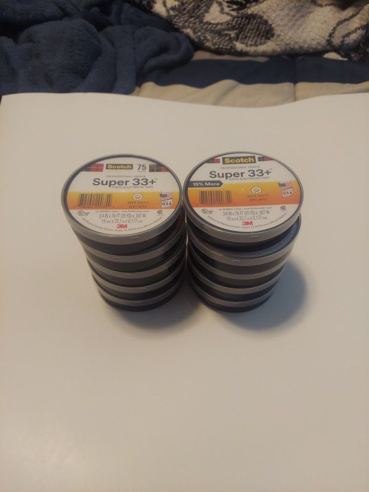 Scotch Super 33 + Electrical Tape Good Quality Works In Cold Weather