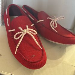 Mens Red Shoes Size 9.5 Used Good Condition 