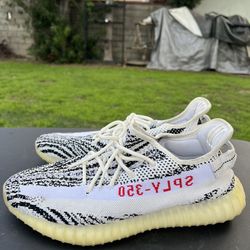 Size 12 Adidas Yeezy Boost 350 V2 Zebra CP9654