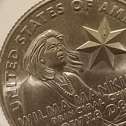 2022 P Wilma Mankiller Quarter DIE Chips