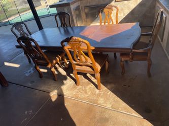 Free Dining table with chairs