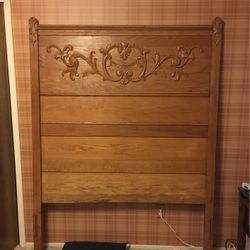 Antique Oak bed frame