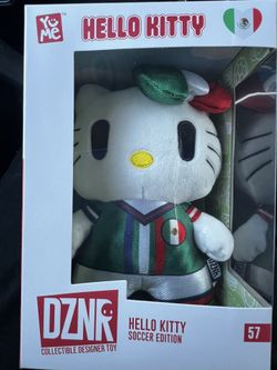 Hello Kitty plush -soccer edition team Mexico