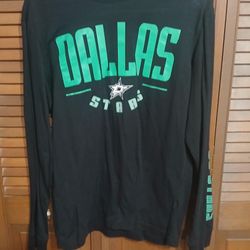 Dallas Stars Size Medium Men's Long Sleeve Shirt 