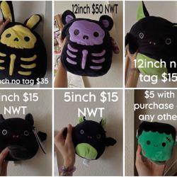 Halloween Squishmallows for fundraiser 