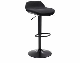 360° Swivel Chairs,Sit Stand Chair Without Backrest for Bedroom, Kitchen, Living Room (Black)
