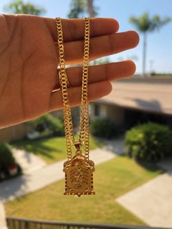 10k Miami Cuban Link Chain Set