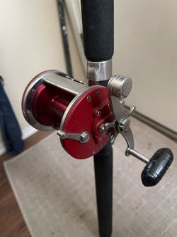 Penn Long Beach fishing rod with jig master