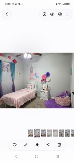 Perfect Little Unicorn Princess COMPLETE Bedroom Set