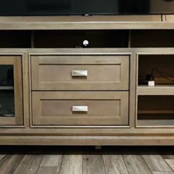 Tv console - Rooms To Go River Terrace Gray 82 in. Console
