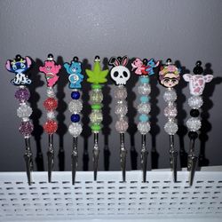 Beaded Alligator Clips