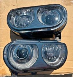 08-14 Dodge Challenger Projector Headlights Luces Calaveras Micas Faros Focos Faroles Headlamps 