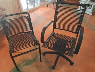 Euro-style bungie Office chair & side chair