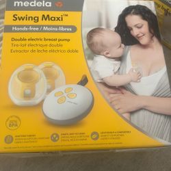 New Medela Hands free Swing maxi Double Electric Breast Pump 